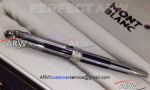 Perfect Replica Montblanc Meisterstuck Solitaire Rollerball Pen - Black&Silver